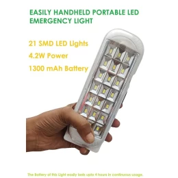 Φωτιστικό ασφαλείας SMD Led 4.2 watt με 2 σκάλες φωτισμού (Thumb 3)