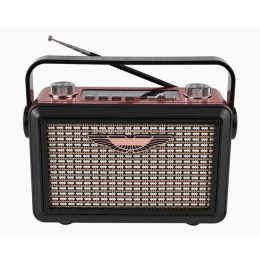 3 Ραδιόφωνο Retro Επαναφορτιζόμενο USB/SD/Mp3 Player/Bluetooth/FM/AM/SW (Thumb 1)