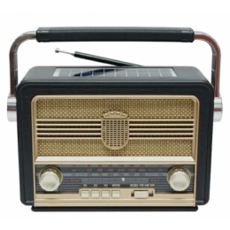 Επαναφορτιζόμενο ραδιόφωνο Retro με Ηλιακό Πάνελ (Thumb 2)