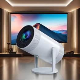 Προτζέκτορας mini 5G WIFI 4K Full HD - Περιστρεφόμενος 180° - Με προβολή έως 150 - Ενσωματ (Thumb 2)