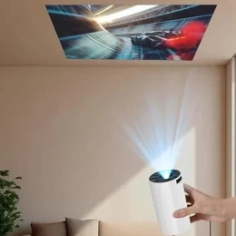 Προτζέκτορας mini 5G WIFI 4K Full HD - Περιστρεφόμενος 180° - Με προβολή έως 150 - Ενσωματ (Thumb 5)