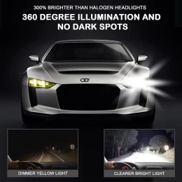 Λάμπτηρες αυτοκινήτου Led H4 R8 10000LM 65Watt (Thumb 3)