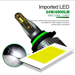 Λάμπτηρες αυτοκινήτου Led H4 F10 12000LM 50 Watt (Thumb 3)