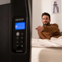READYWARM 800 THERMAL BLACK CEC-05892 Θερμοπομπός 600W επιδαπέδιος με Θερμοστάτη. Οθόνη LC (Thumb 4)