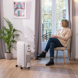READYWARM 11000 SPACE 360 CEC-05890 Καλοριφέρ Λαδιού Με 11 Φέτες 2500W 102442 (Thumb 2)