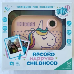  Skysonic Instant Kids Camera με θερμικό εκτυπωτή και εφαρμογή WiFi (Ροζ Μονοκεράκι) (Thumb 2)