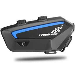  FreedConn FX Ενδοεπικοινωνία (Μπατ. 1100mAh/Αδιάβροχο IP67) Μονή για Κράνος Μηχανής Bluet (Thumb 1)