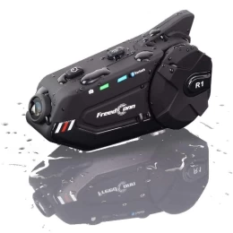  FreedConn R1 Plus E Κάμερα Πορείας 1080P/WiFi Αναμετάδοση/Ενδοεπικοινωνία Μονή για Κράνος (Thumb 1)
