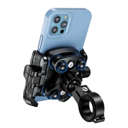  Kewig M8SP-J Αντικραδασμική Περιστρεφόμενη Βάση Κινητού 4 έως 7 για Μηχανή/Ποδήλατο Αλουμ (Thumb 2)