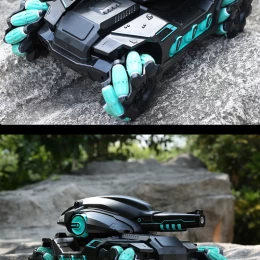  HENGDE TAN.K FIGHT Τηλεκατευθυνόμενο 4WD R/C Τανκ με Water Bombs (360°/Χειριστήριο Καρπού (Thumb 3)