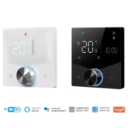  MOES WHT-009 Smart WiFi Θερμοστάτης με Περιστροφικό Διακόπτη για Φυσ. Αέριο ή Πετρέλαιο ( (Thumb 2)
