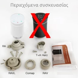  MOES ZTRV-BY-100-WH-MS Έξυπνη Θερμοστατική Βαλβίδα Καλοριφέρ Tuya ZigBee 3.0 White (Thumb 5)