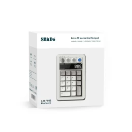  8BitDo Retro 18 Mechanical Numpad 2.4G/USB/Bluetooth (PBT Keycaps/Hot-Swappable/Mechanica (Thumb 2)