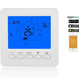  Έξυπνος Θερμοστάτης καλοριφέρ Smart WiFi & Internet control Hysen HY02-B05 (Thumb 4)