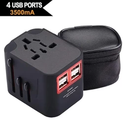  RRtravel HHT210 Αντάπτορας Πρίζας από Universal σε Universal  (4xUSB) USA EU UK AU US (Thumb 1)
