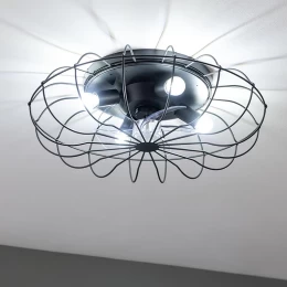 ENERGYSILENCE LAMPAERO 600 NATURAL WICKER 08642 Ανεμιστήρας Οροφής 2 σε 1 20W (Thumb 4)