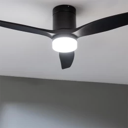 ENERGYSILENCE AERO 5600 AQUA BLACK&BLACK CONNECTED 08524 Ανεμιστήρας Οροφής Wi-Fi IP44 με  (Thumb 4)