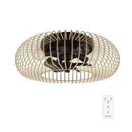 ENERGYSILENCE LAMPAERO 600 NATURAL LIGHTWOOD 08643 Ανεμιστήρας Οροφής 2 σε 1 20W (Thumb 1)