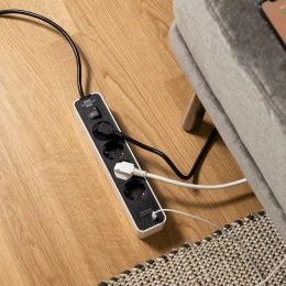 Πολύπριζο 4 θέσεων με 2 x USB-C και διακόπτη BRENNENSTUHL 1153240126 Ecolor λευκό (Thumb 5)
