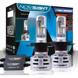 NovSight Λάμπες Αυτοκινήτου & Μοτοσυκλέτας A386 N9 H4 Canbus LED 6500K Ψυχρό Λευκό 12-24V  (Thumb 2)