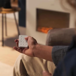 READYWARM 2700 DESIGN FLAMES WHITE 05832 Ηλεκτρικό Τζάκι Επιτοίχιο/επιδαπέδιο 2000W με Τηλ (Thumb 3)
