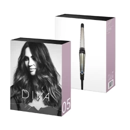 WAND 13-25MM Επαγγελματικός Ψηφιακός Κώνος Μαλλιών Για Μπούκλες Με Πλάκα Τιτανίου 210 C (Thumb 2)