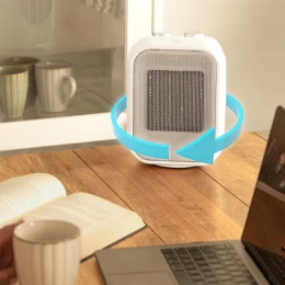READYWARM 1500 MAX CERAMIC ROTATE WHITE 08271 Αερόθερμο Δαπέδου 1500W Κεραμικό (Thumb 4)