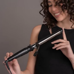 SALON CURL 38 Επαγγελματικό Ψαλίδι Μαλλιών 38 mm για μπούκλες με Πλάκες Τιτανίου (Thumb 6)
