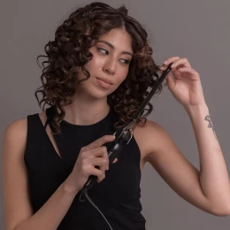 SALON CURL 9 Επαγγελματικό Ψαλίδι Μαλλιών 9 mm για μπούκλες με Πλάκες Τιτανίου (Thumb 5)
