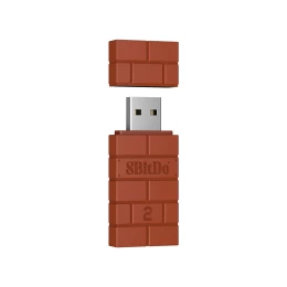  8BitDo Wireless USB Adapter 2 83DC (Windows/macOS/PS5/Switch/Android TV/Rapsberry/XBOX On (Thumb 1)