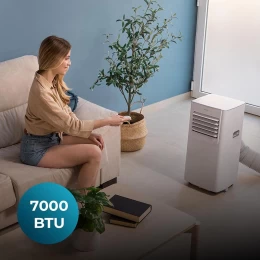 FORCE CLIMA 7100 SOUNDLESS 08170 4 σε 1 Φορητό Κλιματιστικό 7000 BTU & Αφυγραντήρας (Thumb 3)