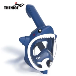  Thenice KF-6 Παιδική Μάσκα Θαλάσσης Καρχαρίας με Νεροπίστολο Full Face Snorkel Mask (XS)  (Thumb 1)