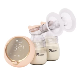 MILKY SILKY Δύο Ψηφιακά Επαναφορτιζόμενα Θήλαστρα 4 λειτουργιών. 180 ml (Thumb 1)