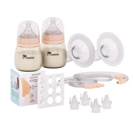 MILKY SILKY Δύο Ψηφιακά Επαναφορτιζόμενα Θήλαστρα 4 λειτουργιών. 180 ml (Thumb 2)