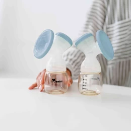 TWIN PUMP Δύο Ψηφιακά Επαναφορτιζόμενα Θήλαστρα 4 λειτουργιών. 180 ml (Thumb 4)