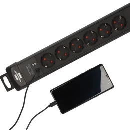Πολύπριζο 6 θέσεων USB C 30W USB A 18W Premium Line 1391010610 BRENNENSTUHL με διακόπτη κα (Thumb 2)