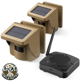  Wild Path Solar PIR Alarm για Διάδρομο/Αυλή – IP66, Ασύρματο 800m, 1 Δέκτης + 2 Αισθητήρε (Thumb 8)