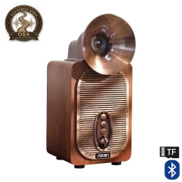  Old Street Audio AS81 Ασύρματο Ηχείο Retro Ξύλινο (30W/Μπαταρία 4000mAh/Bluetooth 5.4/USB (Thumb 1)