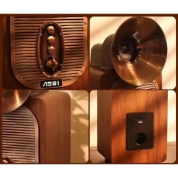  Old Street Audio AS81 Ασύρματο Ηχείο Retro Ξύλινο (30W/Μπαταρία 4000mAh/Bluetooth 5.4/USB (Thumb 3)