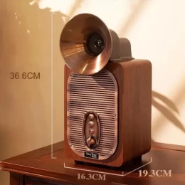  Old Street Audio AS81 Ασύρματο Ηχείο Retro Ξύλινο (30W/Μπαταρία 4000mAh/Bluetooth 5.4/USB (Thumb 4)