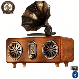  Old Street Audio AS36 Vintage Ασύρματο Ηχείο Ξύλινο (2x5W/Μπαταρία 1800mAh/Bluetooth 5.4/ (Thumb 1)