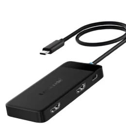  Lemorele TC122 USB-C Hub 6 σε 1 Docking Station με Dual HDMI 4K, 3x USB, PD 100W – Dual M (Thumb 1)