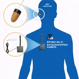  Smartcheater Live Κάμερα Κουμπί με Spy Ακουστικό Ψείρα (Κρυφή Επικοινωνία και Live Video) (Thumb 3)