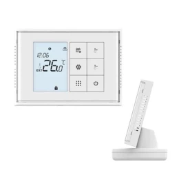  Hysen HY010RF Θερμοστάτης Smart με LCD Τηλεκοντρόλ Ρύθμισης Θερμοκρασίας (Thumb 1)