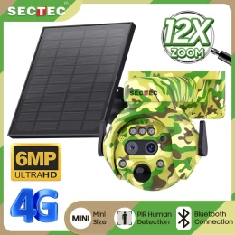 Sectec ST-515 Διπλη Κάμερα Κυνηγιού  4G με 12x Ζουμ, Bluetooth και Πάνελ 3W (6MP/Bluetoot (Thumb 2)