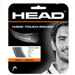 HAWK TOUCH ROUGH 1.25mm/12m BLACK ΧΟΡΔΗ TENNIS HEAD