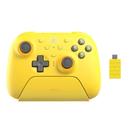  8BitDo Ultimate 2 Bluetooth Controller με Charging Dock για Windows / Switch Κίτρινο (Thumb 1)