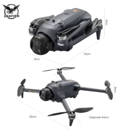  Drayven YL059 – GPS Drone με Remote Control Screen 4.5, Λειτουργία Airdrop & Αισθητήρα Απ (Thumb 5)