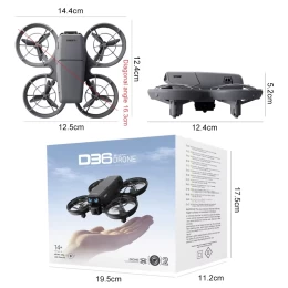  Drayven D36 – Mini Drone με κάμερα και WiFi, Λειτουργία Hover & Προστατευτικά Έλικα (Μαύρ (Thumb 4)