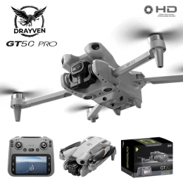  Drone μεγάλης εμβέλειας με GPS, Remote Control Screen 4.5 & Brushless Motor (Αποφυγή Εμπο (Thumb 1)